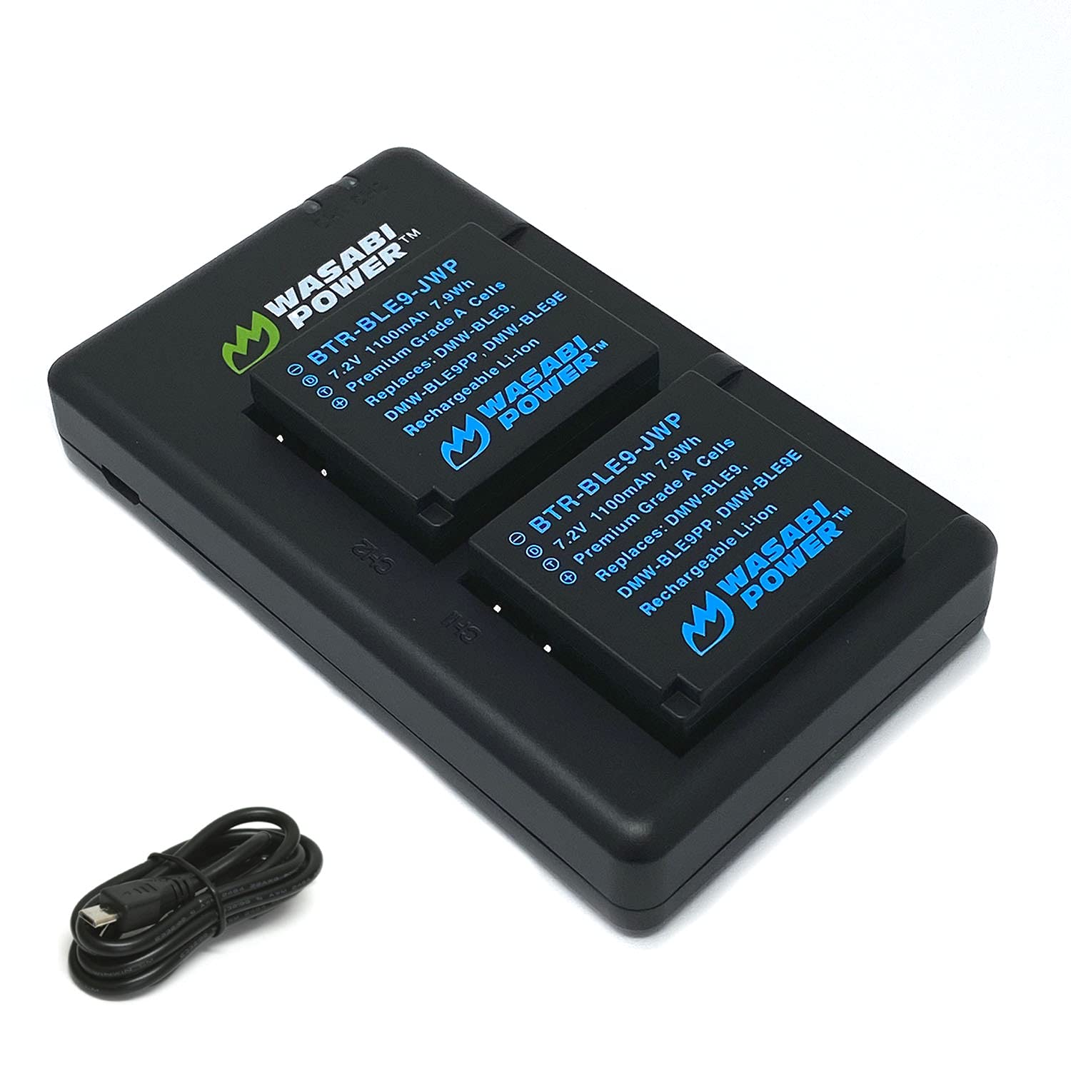 Amazon.com : Wasabi Power Battery (2-Pack) and Micro USB Dual